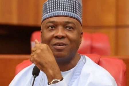 Saraki donates severance pay to Leah Sharibu’s family, late senators’ children