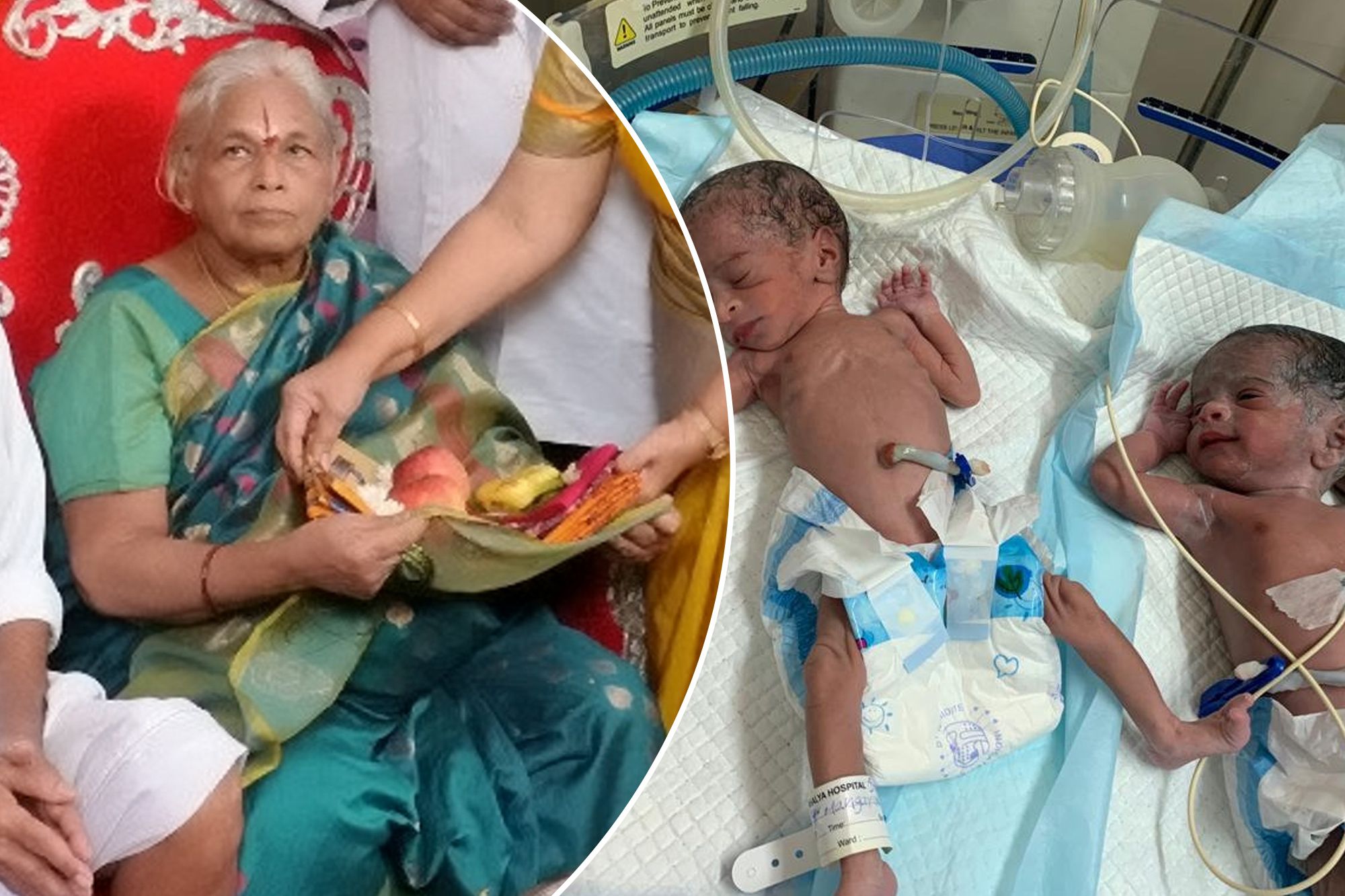 74 Year Old Woman Gives Birth To Twins After Ivf Treatment The