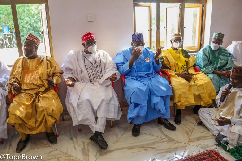 Senate President on condolence visit to Kwankwaso in Kano