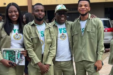 PHOTOS: Kenny Ogungbe fills out NYSC at 53